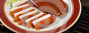 Delicious fresh mullet roe for Chinese lunar new year gift basket celebration