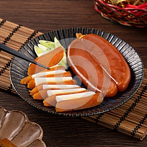 Delicious fresh mullet roe for Chinese lunar new year gift basket celebration