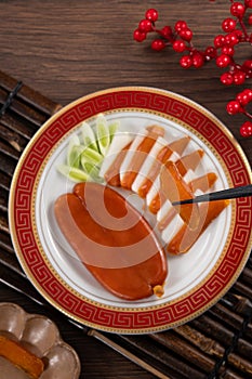 Delicious fresh mullet roe for Chinese lunar new year gift basket celebration