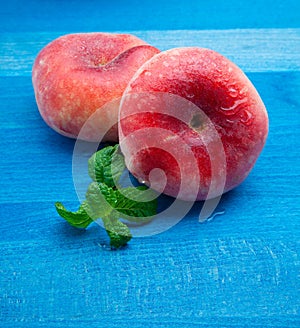 Delicious fresh Paraguayan On blue wooden background