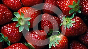 Delicious fresh red strawberry