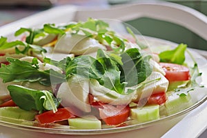 Delicious and fresh salad