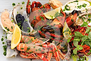 Delicious and Fresh Seafood Platter from the Isle of Mull photo