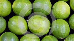 Delicious fresh tropical green limes