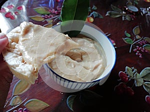  Alkaline healthy  Delicious fresh  vegan  humus   for lunch photo