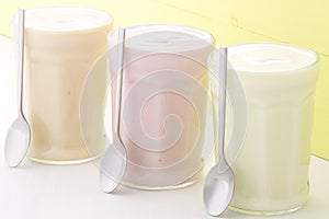 Delicious fresh yogurt