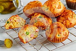 Delicious freshly baked homemade Savory muffins