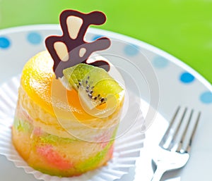 Delicious fruit cake