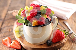 Delicious fruit salad