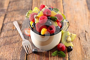 Delicious fruit salad