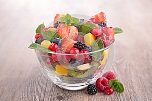 Delicious fruit salad