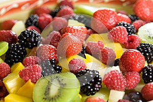 Delicious fruit salad photo