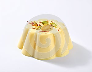 Delicious Full View of Shahi Pudding with Saffron and Nuts