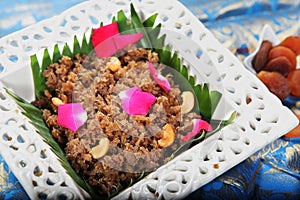 delicious gajar ka halwacarrot dessert. gajorer halua. gajrela. gajar pak. served in a beautiful bowl.