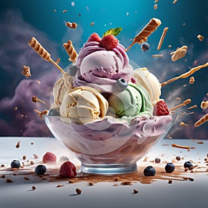 Delicious gelato is a creamy, rich, and flavorful frozen dessert that is made with fresh, high-quality ingredients