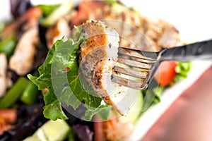Delicious Grilled Chicken Salad photo