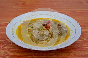 Delicious Gulai Kambing from Indonesia photo