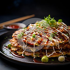 Delicious Handcrafted Okonomiyaki