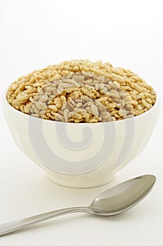 Delicious and healthy crisped rice cereal