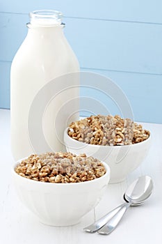 Delicious healthy crunchy cereal