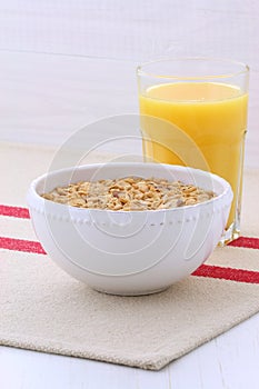 Delicious and healthy granola cereal