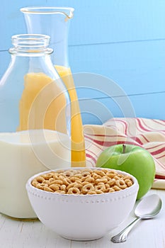 Delicious and healthy honey nuts cereal