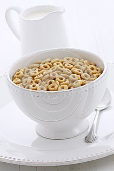 Delicious and healthy honey nuts cereal