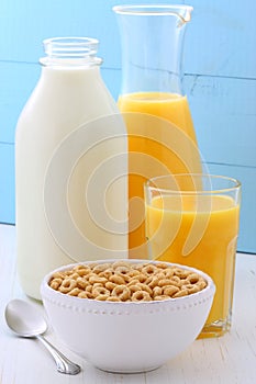 Delicious and healthy honey nuts cereal