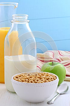 Delicious and healthy honey nuts cereal