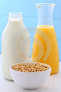 Delicious and healthy honey nuts cereal