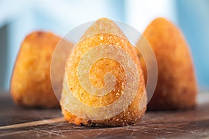 Delicious home made rice balls  from Sicily, called Arancine