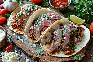 Delicious Homemade Beef Tacos with Fresh Toppings