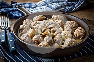 Delicious homemade swedish meatballs