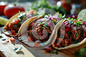 Delicious Homemade Tacos with Fresh Ingredients