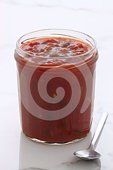Delicious hot salsa dip