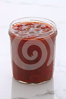 Delicious hot salsa dip