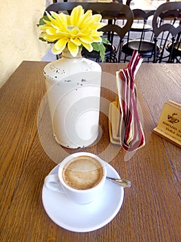 Caffe and Flower photo