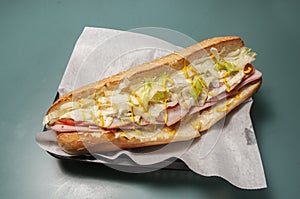 Delicious Italian Hoagie Sub