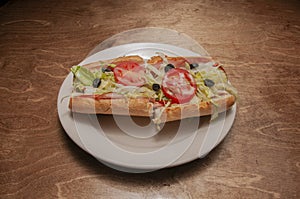 Delicious Italian Hoagie Sub