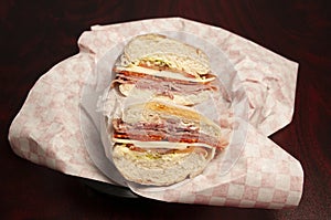 Delicious Italian Hoagie Sub