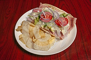 Delicious Italian Hoagie Sub