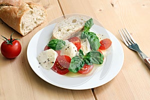 Delicious italian salad photo