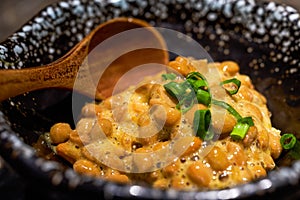 A delicious Japanese dish, natto