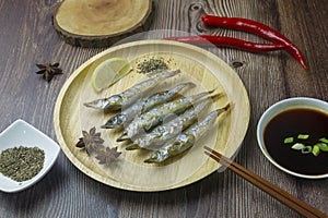 Delicious Japanese-style Rosted Capelin