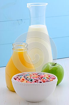 Delicious kids cereal loops