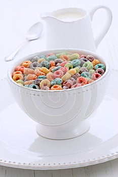 Delicious kids cereal loops