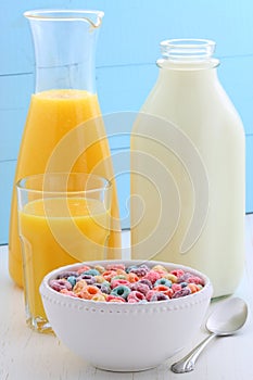 Delicious kids cereal loops