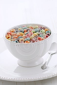 Delicious kids cereal loops