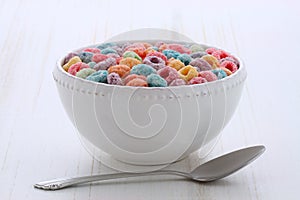 Delicious kids cereal loops