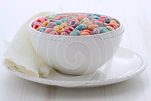 Delicious kids cereal loops